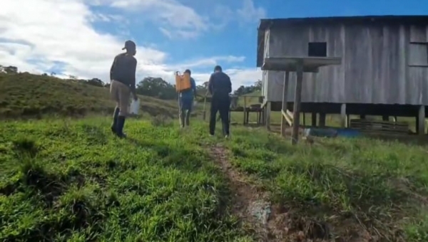 Estuprador que abusou da irmã de 13 anos é preso pela Polícia Civil, em Tarauacá